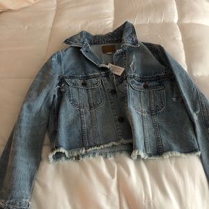 American Eagle Crop Denim Jacket